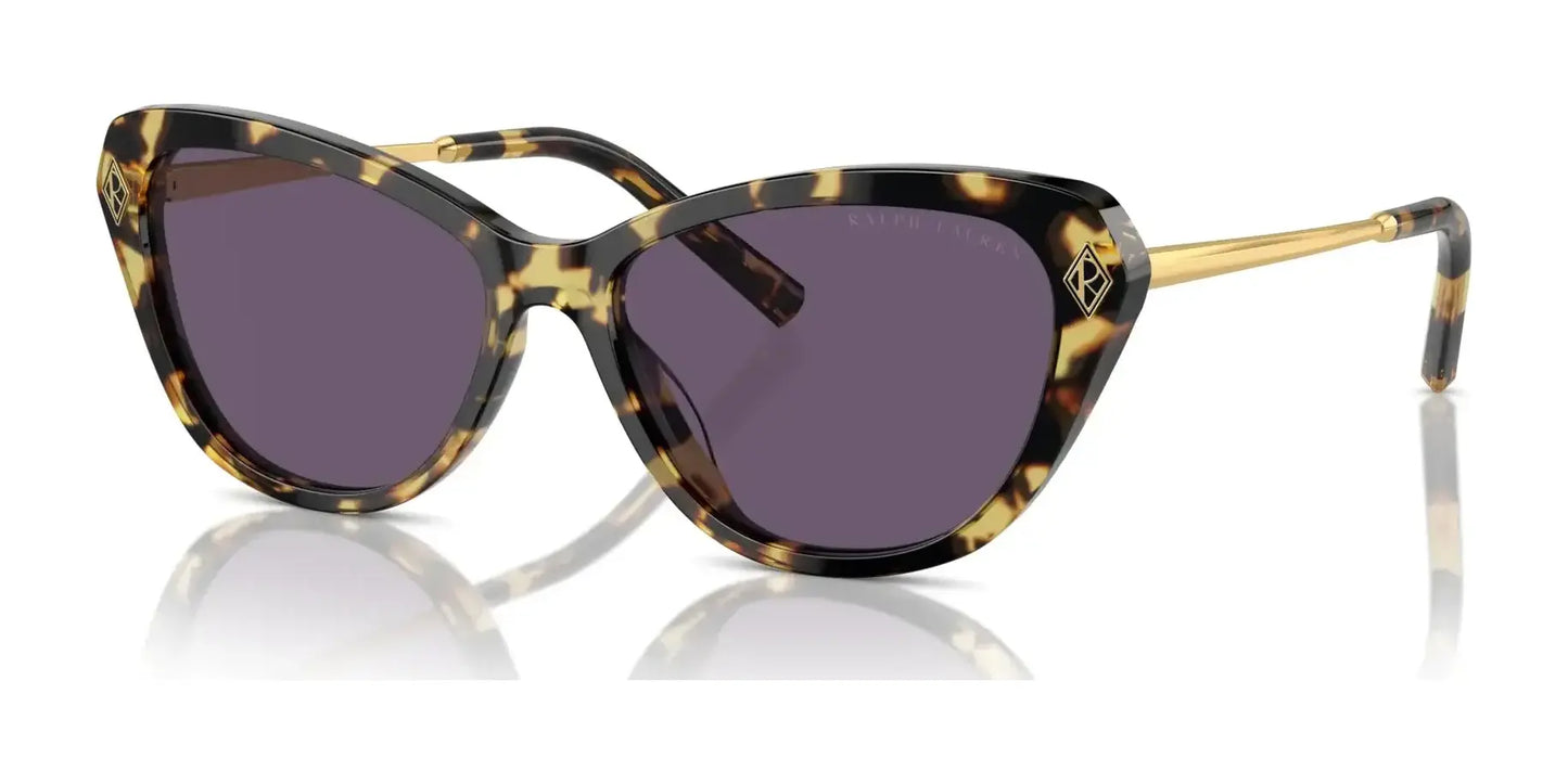 Ralph Lauren THE ELLA RL8224U Sunglasses Spotty Havana / Purple