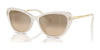 Ralph Lauren THE ELLA RL8224U Sunglasses | Size 57 / Opaline Milky / Brown/Grey Gradient (3N 15.4%) №61826Y