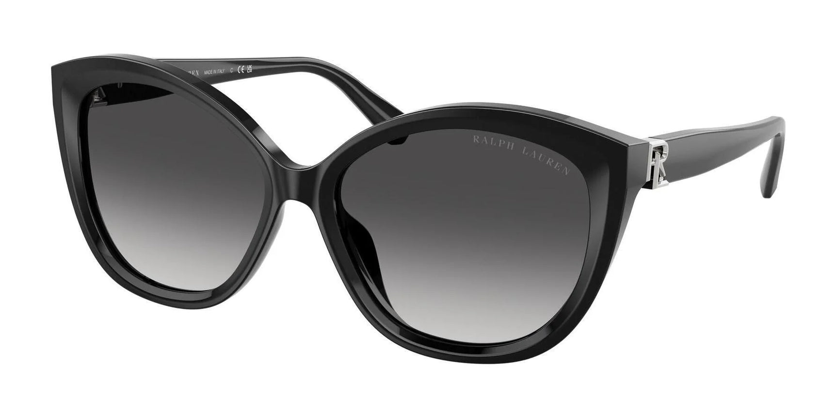 Ralph Lauren RL8225U Sunglasses Black / Gradient Grey