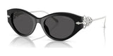 Ralph Lauren RL8227U Sunglasses Black / Dark Grey