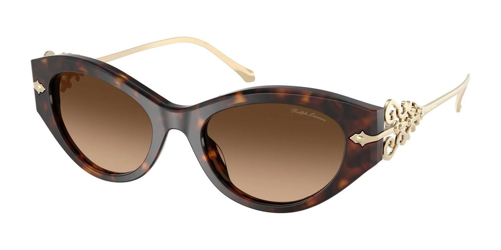 Ralph Lauren RL8227U Sunglasses Dark Havana / Gradient Brown