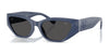 Ralph Lauren RL8231U Sunglasses | Size 55 / Shiny Blue / Dark Grey (3N 10%) №628087