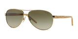 Ralph RA4004 Sunglasses Shiny Gold / Gradient Brown (Polarized)