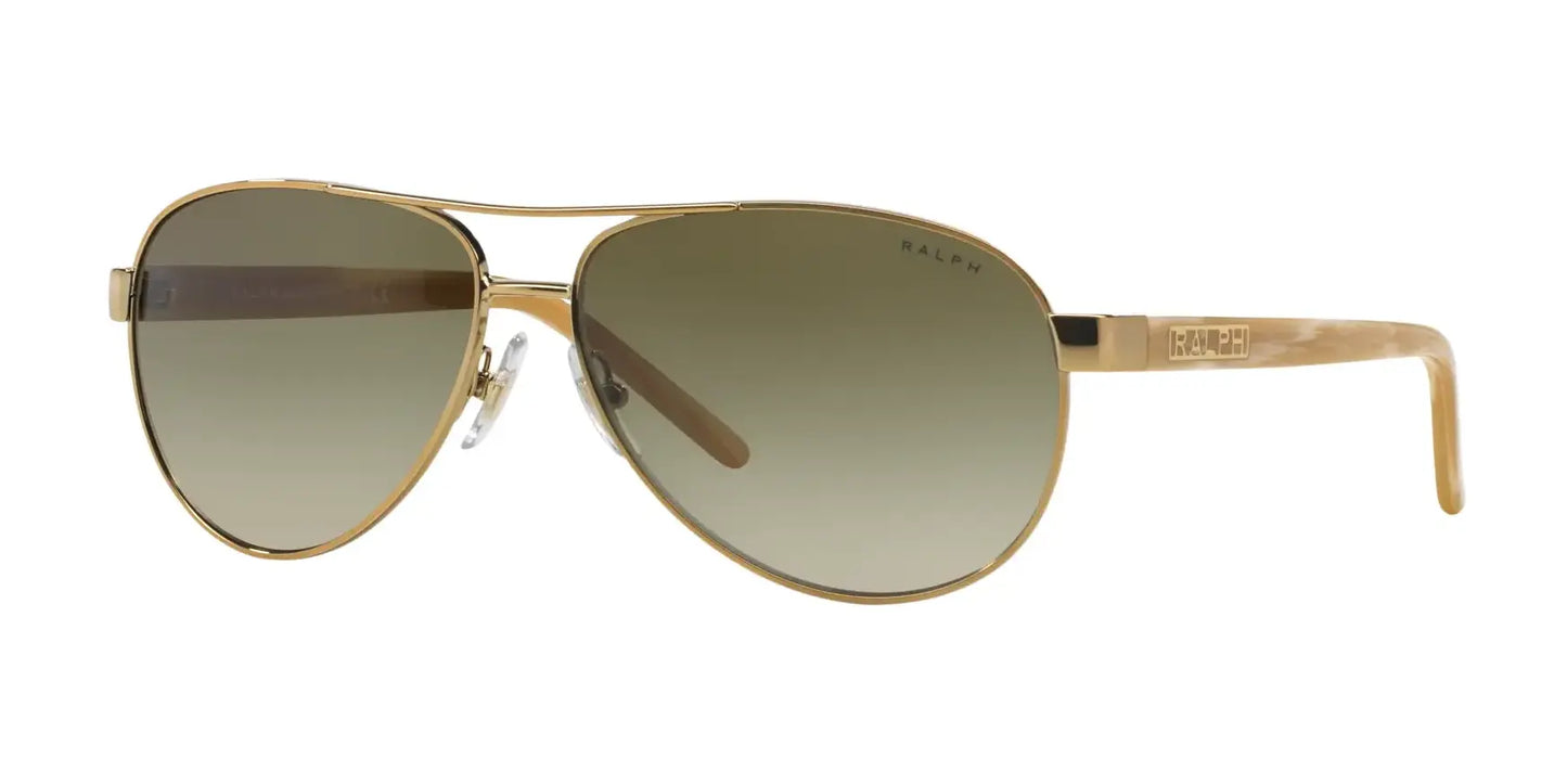 Ralph RA4004 Sunglasses Shiny Gold / Gradient Brown