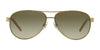 Ralph RA4004 Sunglasses | Size 59 / Shiny Gold №101/13 / Gradient Brown (Polarized) (3P 14%)
