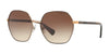 Ralph RA4124 Sunglasses | Size 60 / Brown Rims On Shiny Brown №933813 / Gradient Brown (3N 16%)