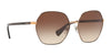 Ralph RA4124 Sunglasses | Size 60 / Brown Rims On Shiny Brown №933813 / Gradient Brown (3N 16%)