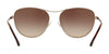 Ralph RA4126 Sunglasses | Size 57 / Shiny Rose Gold №933613 / Gradient Brown (3N 16%)