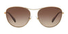 Ralph RA4126 Sunglasses | Size 57 / Shiny Rose Gold №933613 / Gradient Brown (3N 16%)