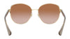 Ralph RA4131 Sunglasses | Size 57 / Shiny Pale Gold №911613 / Gradient Brown (2N 25.5%)