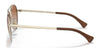 Ralph RA4135 Sunglasses | Size 55 / Shiny Pale Gold №911613 / Gradient Brown (2N 25.5%)