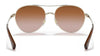 Ralph RA4135 Sunglasses | Size 55 / Shiny Pale Gold №911613 / Gradient Brown (2N 25.5%)