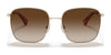 Ralph RA4136 Sunglasses | Size 57 / Shiny Pale Gold №911613 / Gradient Brown (3N 16%)