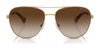 Ralph RA4139 Sunglasses | Size 57 / Shiny Gold №900413 / Gradient Brown (3N 16%)