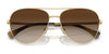 Ralph RA4139 Sunglasses | Size 57 / Shiny Gold №900413 / Gradient Brown (3N 16%)