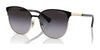 Ralph RA4140 Sunglasses | Size 57 / Shiny Pale Gold №91168G / Gradient Brown (3N 15.2%)