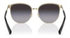 Ralph RA4140 Sunglasses | Size 57 / Shiny Gold №941113 / Gradient Brown (3N 16%)