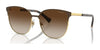 Ralph RA4140 Sunglasses | Size 57 / Shiny Gold №941113 / Gradient Brown (3N 16%)