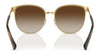 Ralph RA4140 Sunglasses | Size 57 / Shiny Gold №941113 / Gradient Brown (3N 16%)