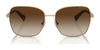 Ralph RA4141 Sunglasses | Size 58 / Shiny Black №90038G / Gradient Grey (3N 13%)