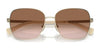 Ralph RA4141 Sunglasses | Size 58 / Shiny Black №90038G / Gradient Grey (3N 13%)