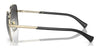 Ralph RA4141 Sunglasses | Size 58 / Shiny Black №90038G / Gradient Grey (3N 13%)