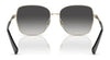 Ralph RA4141 Sunglasses | Size 58 / Shiny Black №90038G / Gradient Grey (3N 13%)