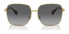 Ralph RA4142 Sunglasses | Size 59 / Shiny Pale Gold / Brown Mirror Gradient (2N 26.8%) №9116B8