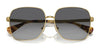 Ralph RA4142 Sunglasses | Size 59 / Shiny Pale Gold / Brown Mirror Gradient (2N 26.8%) №9116B8