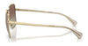 Ralph RA4142 Sunglasses | Size 59 / Shiny Pale Gold / Brown Mirror Gradient (2N 26.8%) №9116B8