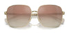 Ralph RA4142 Sunglasses | Size 59 / Shiny Pale Gold / Brown Mirror Gradient (2N 26.8%) №9116B8