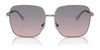 Ralph RA4142 Sunglasses | Size 59 / Shiny Pale Gold / Brown Mirror Gradient (2N 26.8%) №9116B8
