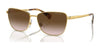 Ralph RA4143 Sunglasses | Size 57 / Shiny Gold / Gradient Brown (3N 14.2%) №900413