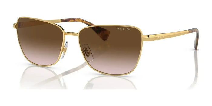 Ralph RA4143 Sunglasses | Size 57 / Shiny Gold / Gradient Brown (3N 14.2%) №900413