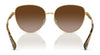 Ralph RA4144 Sunglasses | Size 58 / Shiny Pale Gold / Gradient Brown Mirror Silver (2N 26.8%) №9116B8