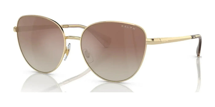 Ralph RA4144 Sunglasses | Size 58 / Shiny Pale Gold / Gradient Brown Mirror Silver (2N 26.8%) №9116B8