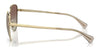 Ralph RA4144 Sunglasses | Size 58 / Shiny Pale Gold / Gradient Brown Mirror Silver (2N 26.8%) №9116B8