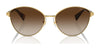 Ralph RA4145 Sunglasses | Size 57 / Shiny Gold / Gradient Brown (3N 16%) №900413