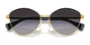 Ralph RA4145 Sunglasses | Size 57 / Shiny Gold / Gradient Brown (3N 16%) №900413