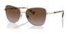 Ralph RA4146 Sunglasses | Size 58 / Shiny Rose Gold / Gradient Brown (Polarized) (3P 13.1%) №9427T5