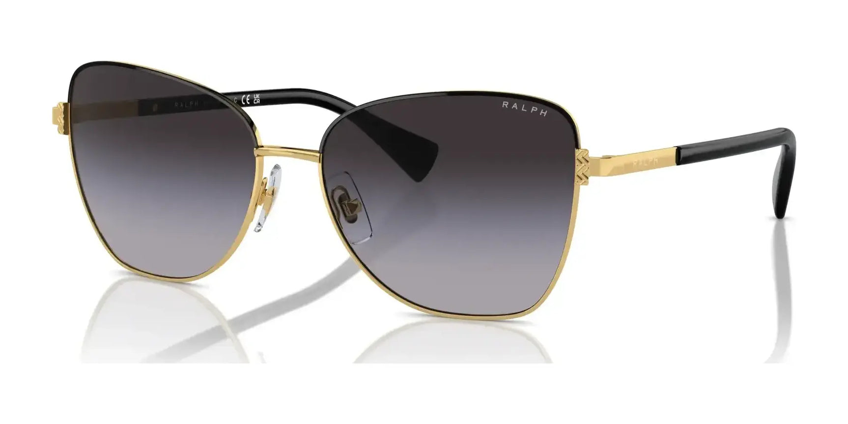 Ralph RA4146 Sunglasses Shiny Gold / Gradient Grey