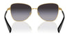 Ralph RA4146 Sunglasses | Size 58 / Shiny Gold / Gradient Brown (3N 15.8%) №945813