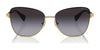 Ralph RA4146 Sunglasses | Size 58 / Shiny Gold / Gradient Brown (3N 15.8%) №945813