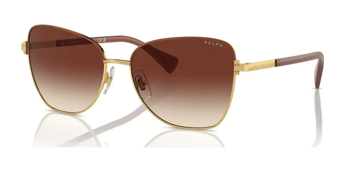 Ralph RA4146 Sunglasses | Size 58 / Shiny Gold / Gradient Brown (3N 15.8%) №945813