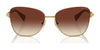 Ralph RA4146 Sunglasses | Size 58 / Shiny Gold / Gradient Brown (3N 15.8%) №945813