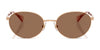 Ralph RA4148 Sunglasses | Size 55 / Rose Gold / Brown (3N 9%) №942773