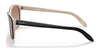Ralph RA5128 Sunglasses | Size 55 / Shiny Black On Nude №109013 / Gradient Brown (2N 26.5%)