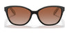 Ralph RA5128 Sunglasses | Size 55 / Shiny Black On Nude №109013 / Gradient Brown (2N 26.5%)