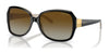 Ralph RA5138 Sunglasses | Size 58 / Shiny Black On Nude / Gradient Brown (Polarized) (2P 19%) №6123T3