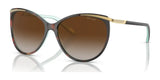 Ralph RA5150 Sunglasses Havana On Acquamarine / Gradient Brown